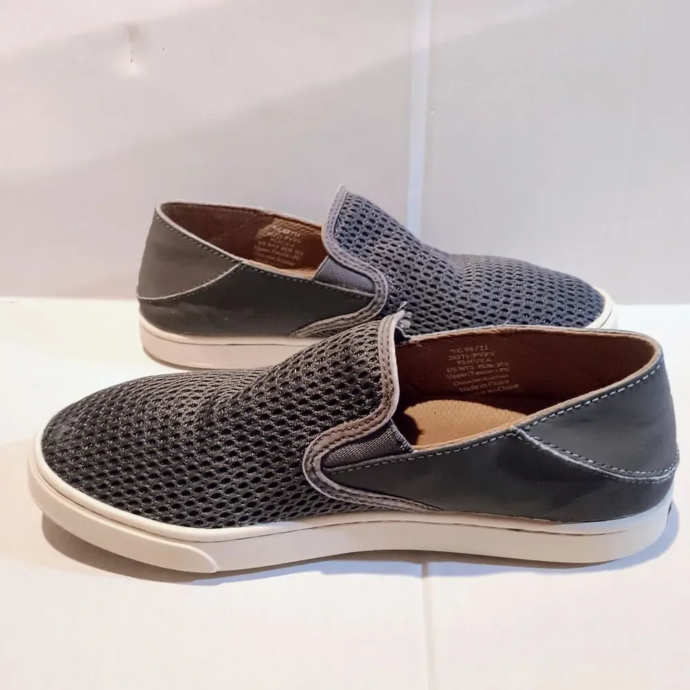 Olukai Slip On Pehuea Sneakers-Size 7.5W-Drop In Heel-Breathable Mesh Upper